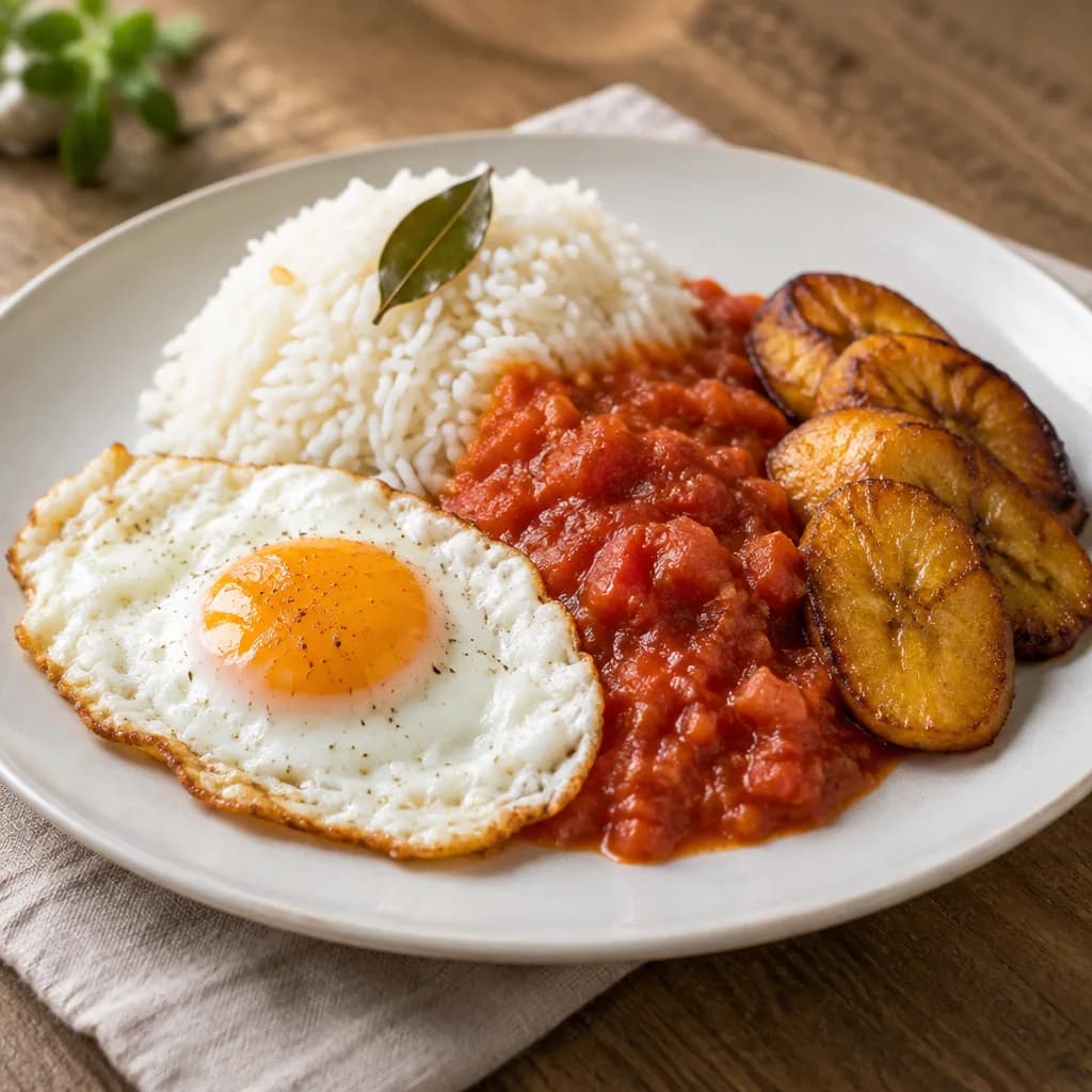 Arroz a la cubana